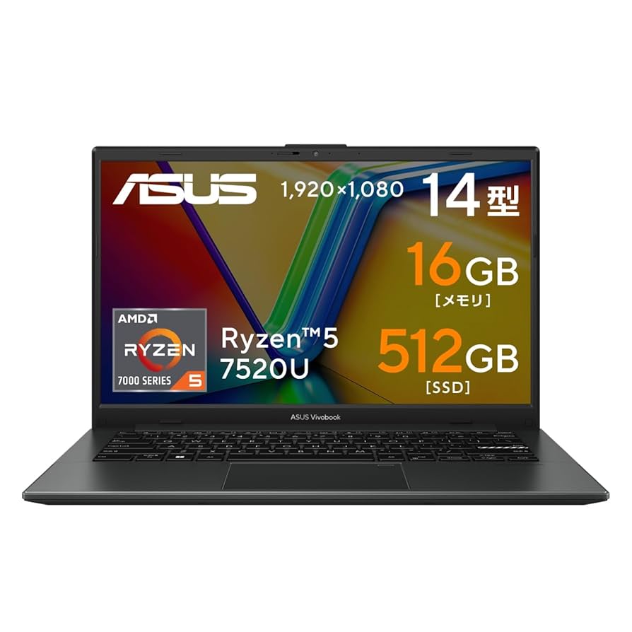 ASUS Vivobook Go 14インチ Windows11 ノートPC ASUS Vivobook Go 14 (E1404F) | VivoBook | ノートパソコン